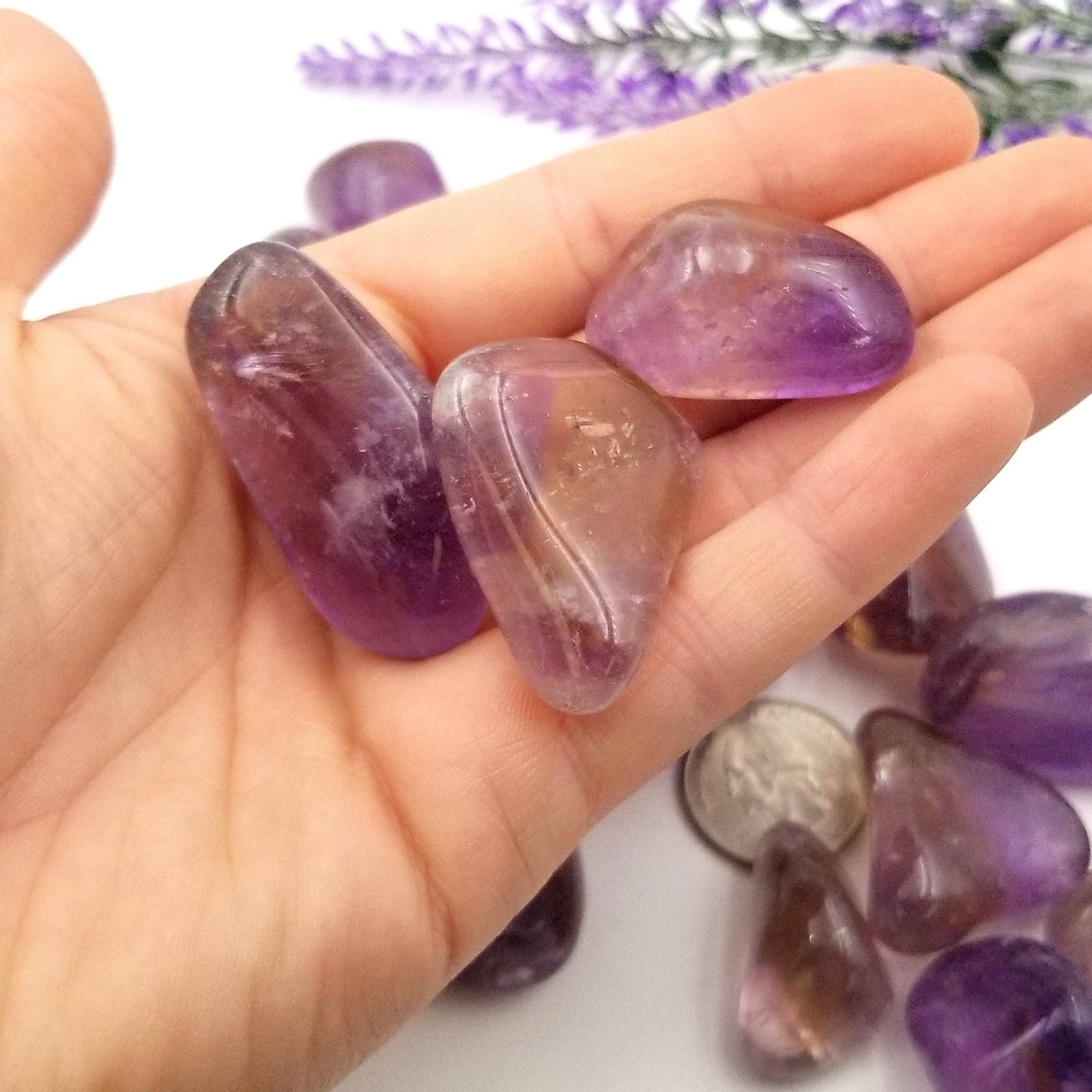 Ametrine Tumbled Stone