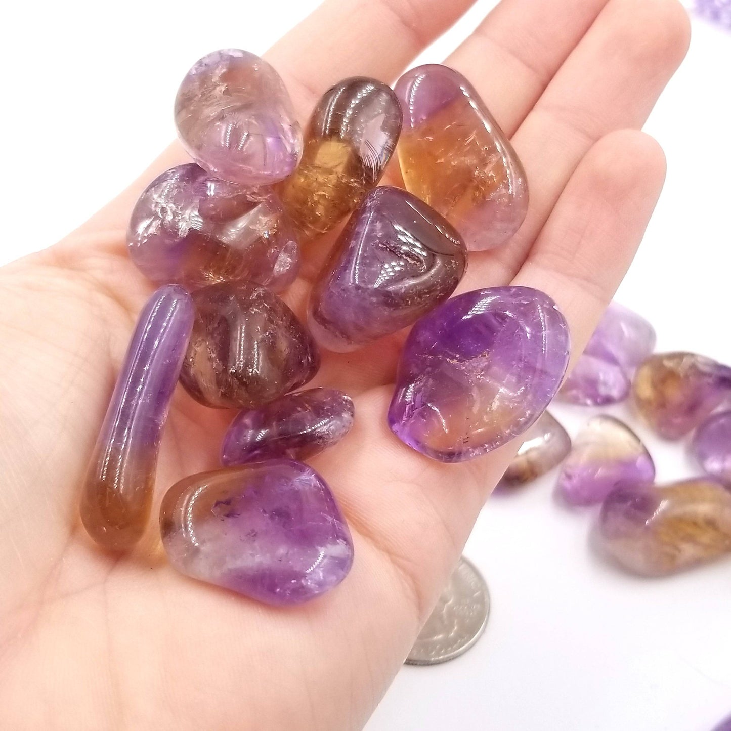 Ametrine Tumbled Stone