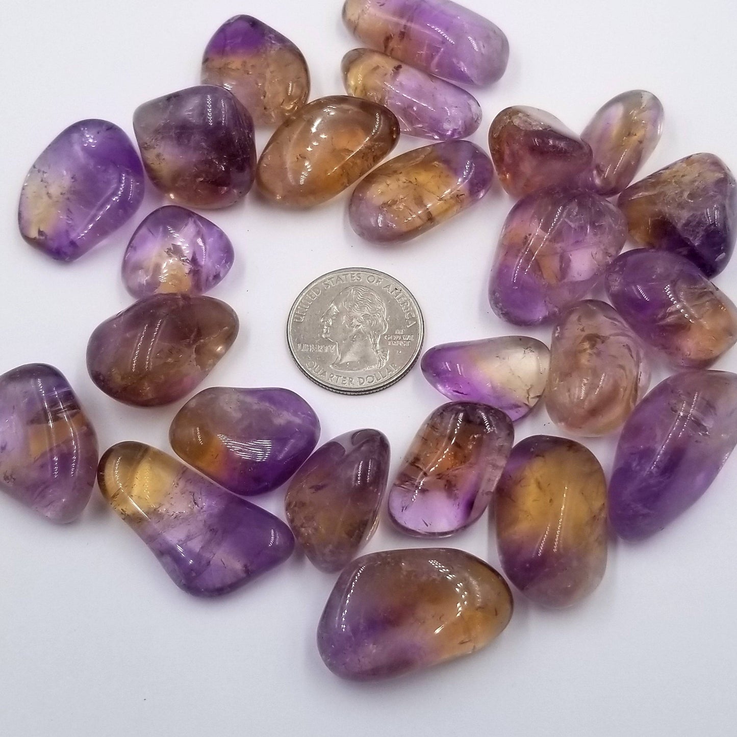 Ametrine Tumbled Stone