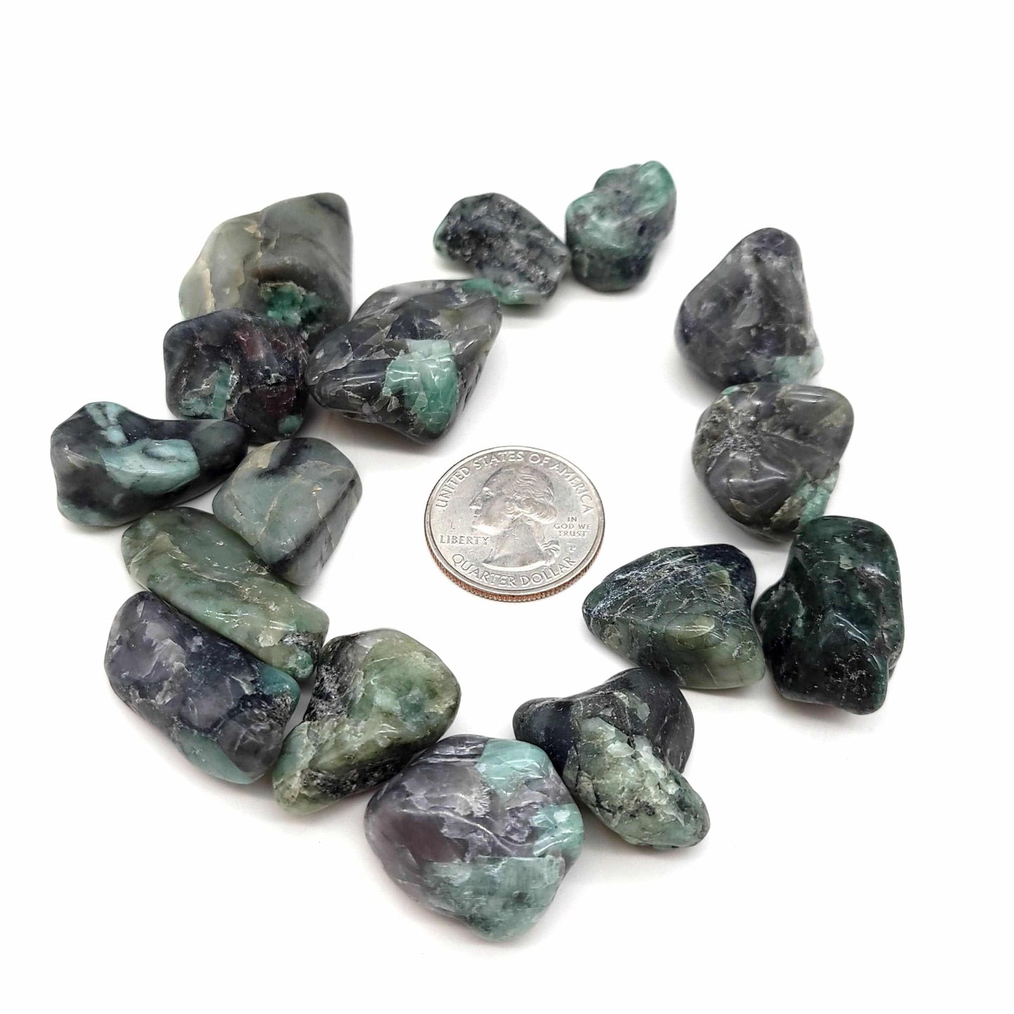 Emerald Tumbled Stone