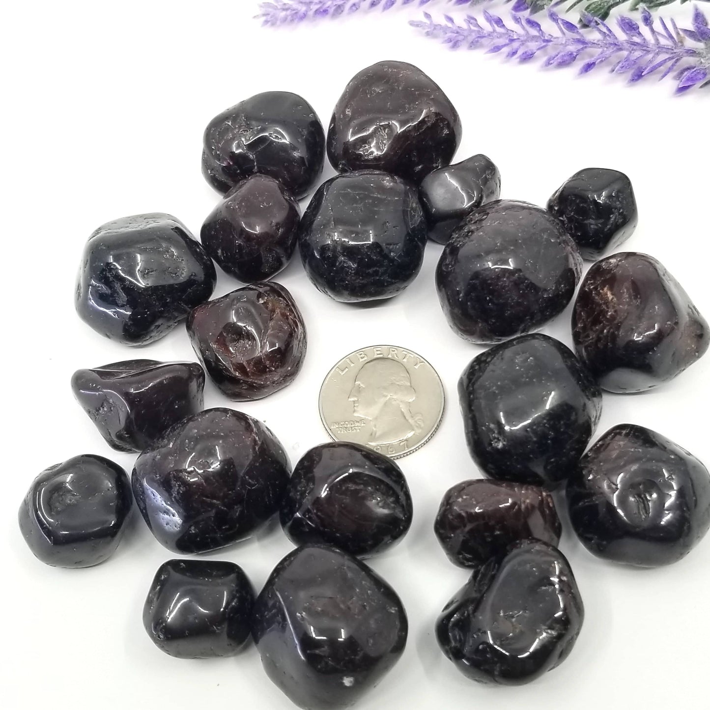 Garnet Tumbled Stones 1 LB