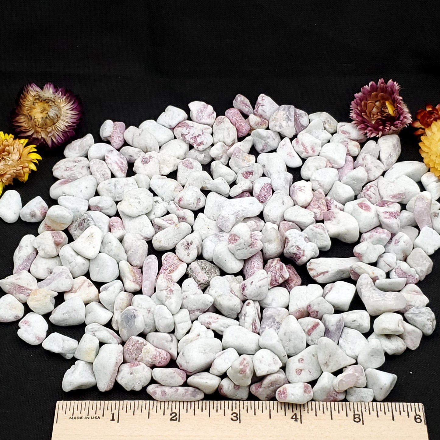 Rubellite (Pink Tourmaline) Tumbled Stones 1 LB