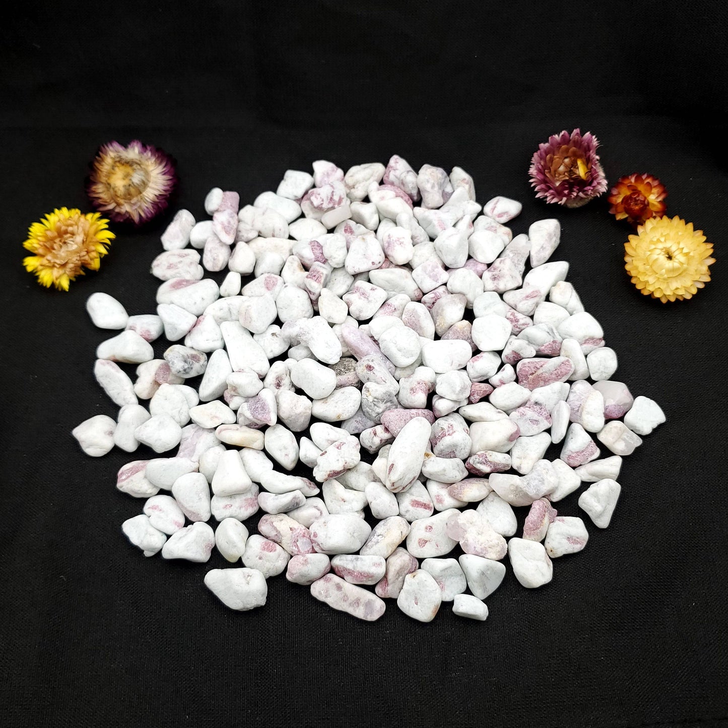 Rubellite (Pink Tourmaline) Tumbled Stones 1 LB