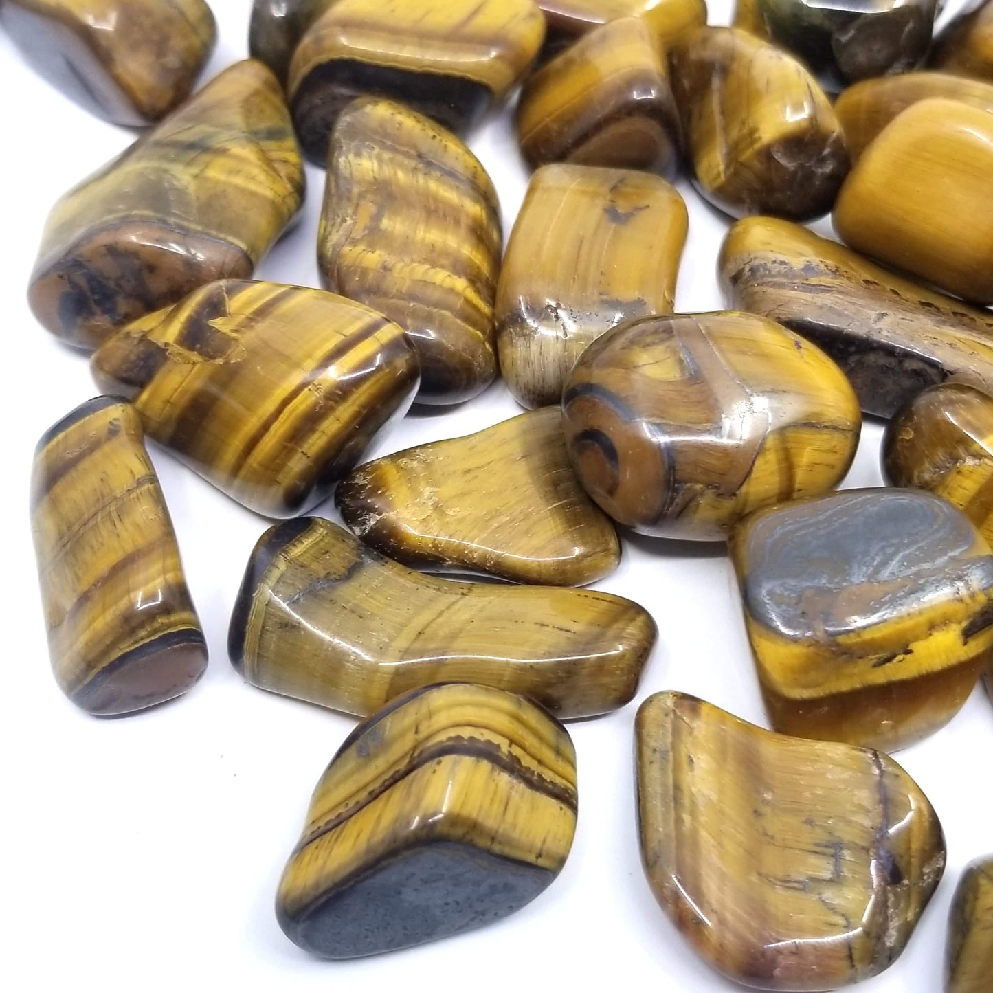 Tiger's Eye Tumbled Stones 1 LB