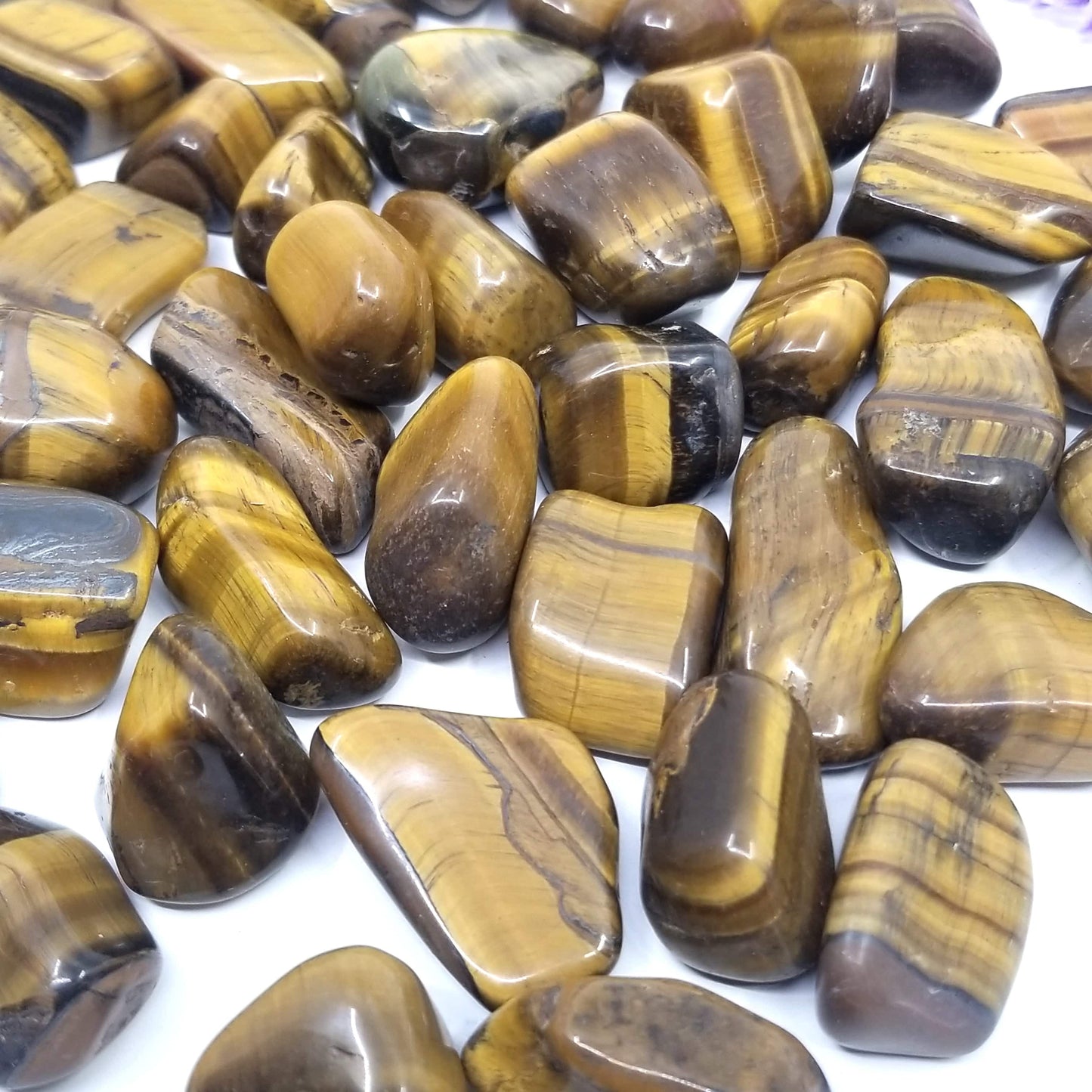 Tiger's Eye Tumbled Stones 1 LB