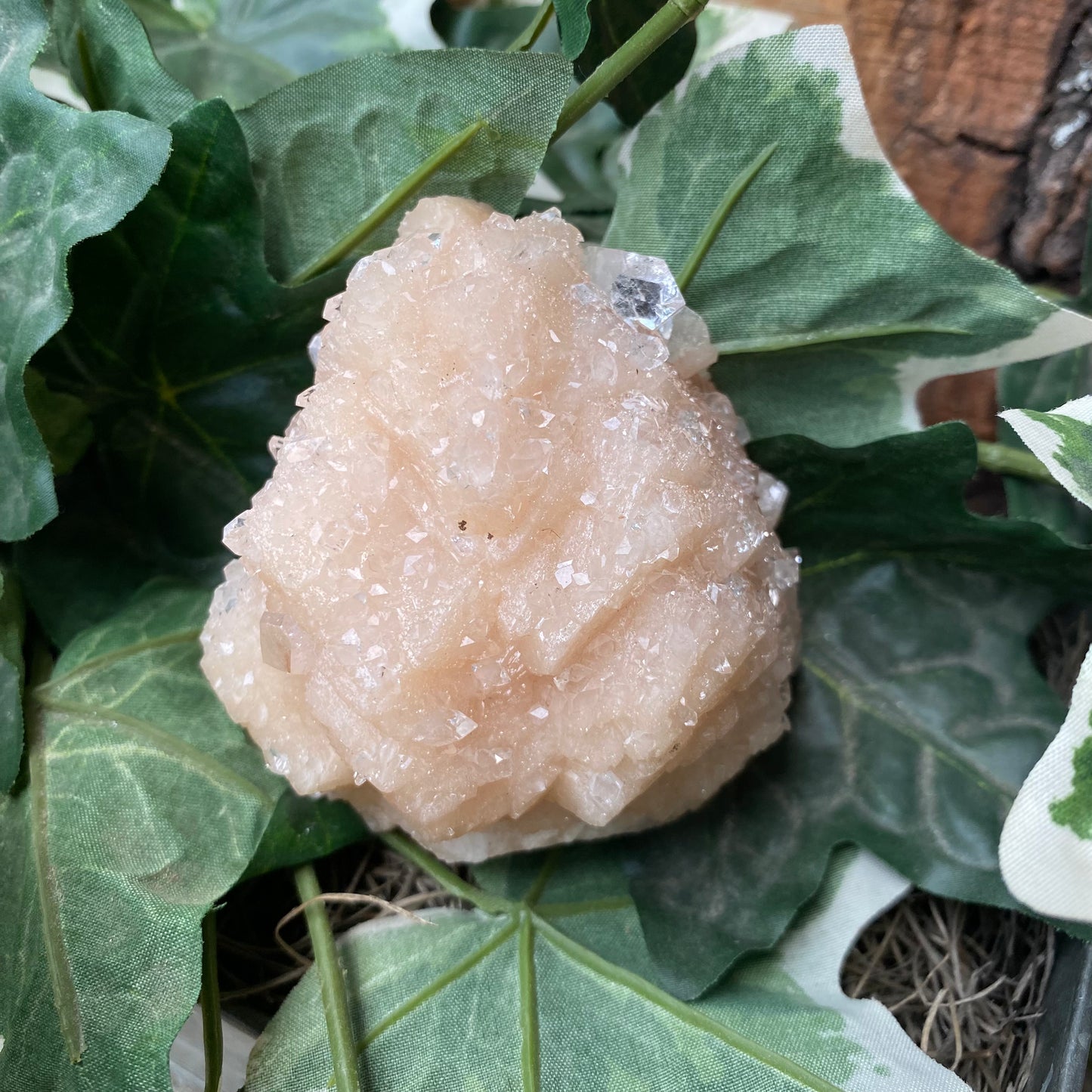 Stilbite with Apophyllite - Funky Stuff