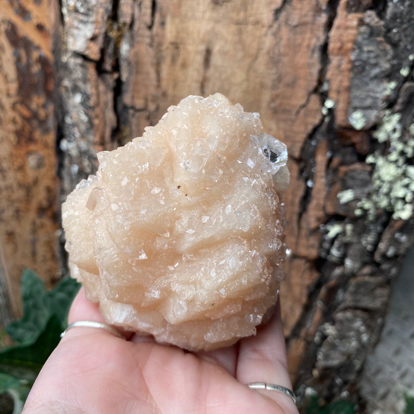 Stilbite with Apophyllite - Funky Stuff