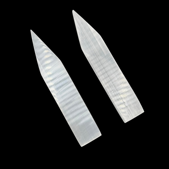 Selenite Point Plate - Funky Stuff