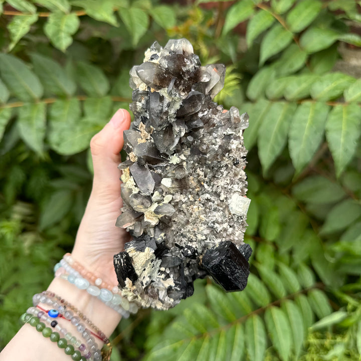 Smoky Quartz & Schorl - Funky Stuff