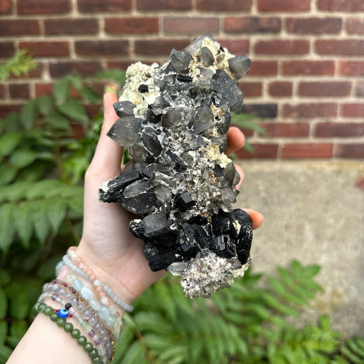 Smoky Quartz & Schorl - Funky Stuff