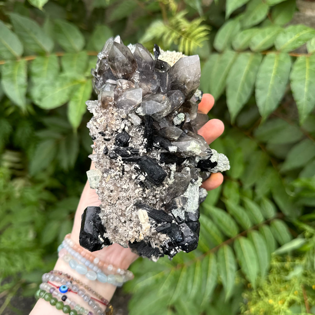 Smoky Quartz & Schorl - Funky Stuff