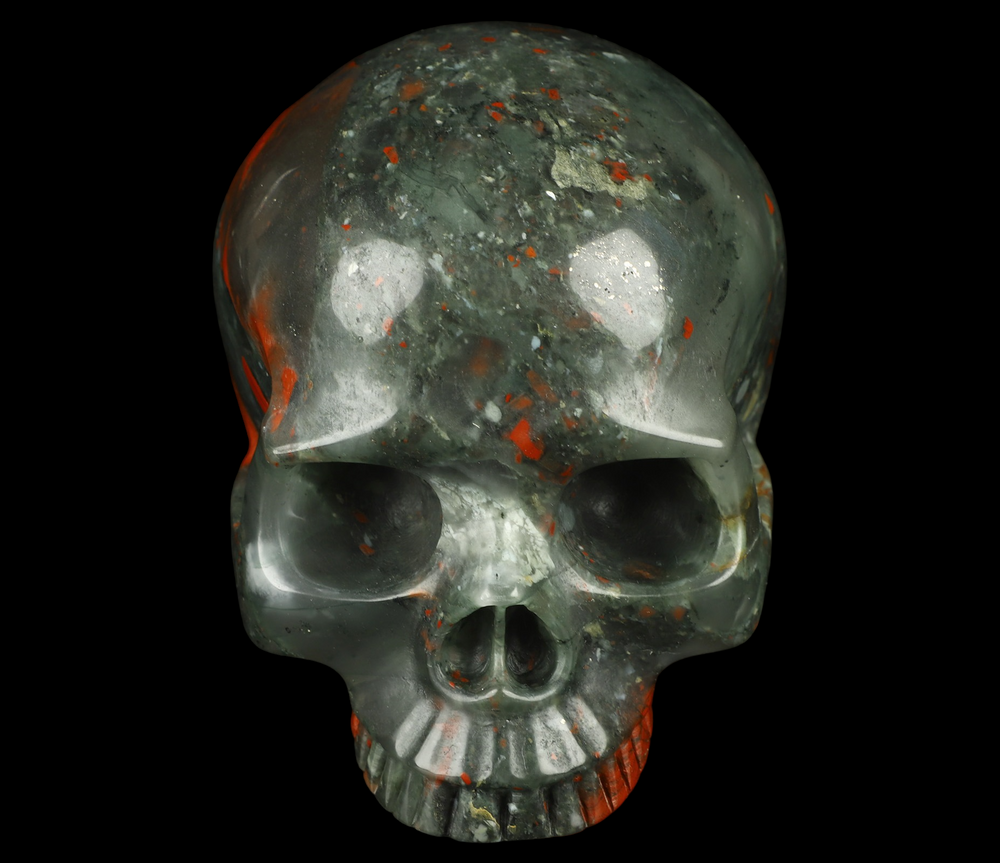 African Bloodstone Skull - Funky Stuff