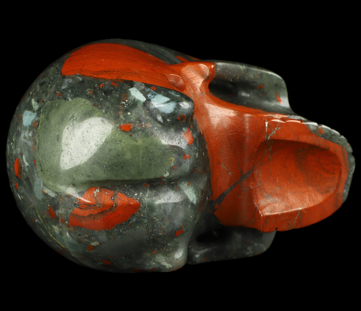 African Bloodstone Skull - Funky Stuff