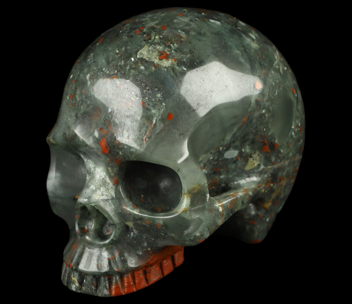 African Bloodstone Skull - Funky Stuff