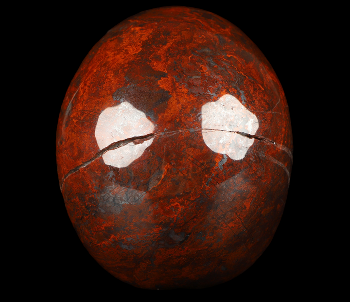 Red Brecciated Jasper Skull - Funky Stuff