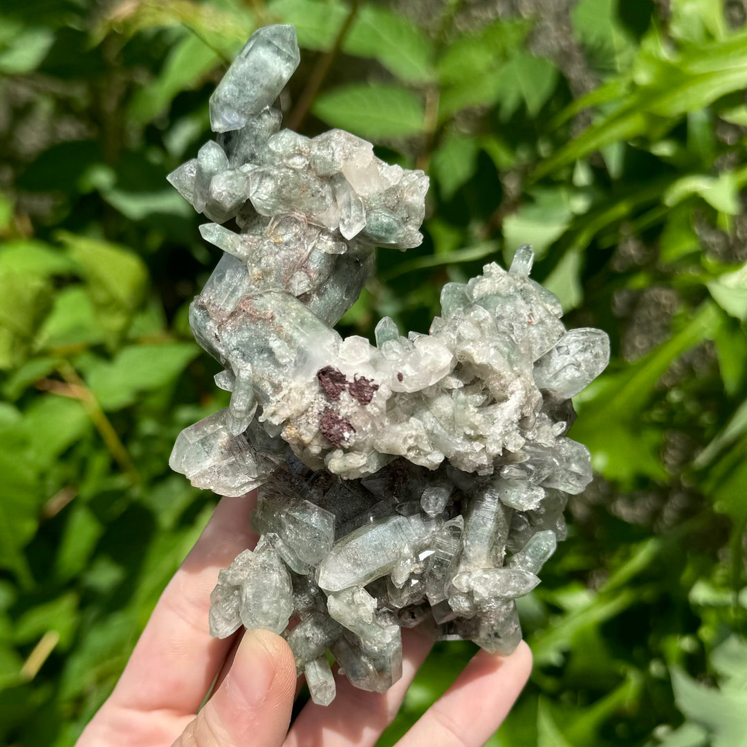 Chlorite Included Quartz - Funky Stuff