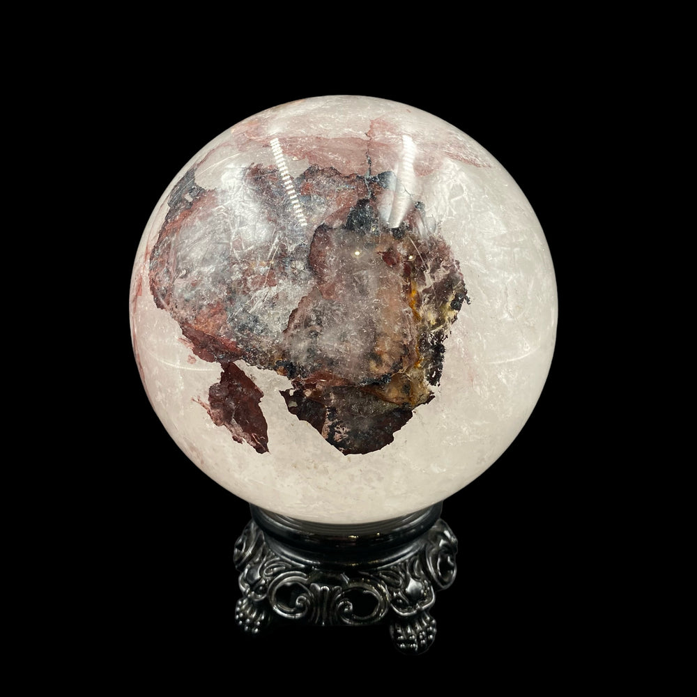 Hematoid Quartz Sphere - Funky Stuff