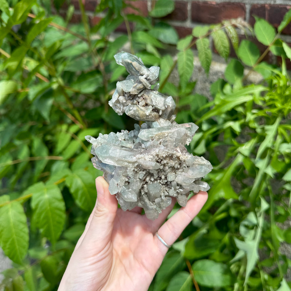 Chlorite Included Quartz - Funky Stuff