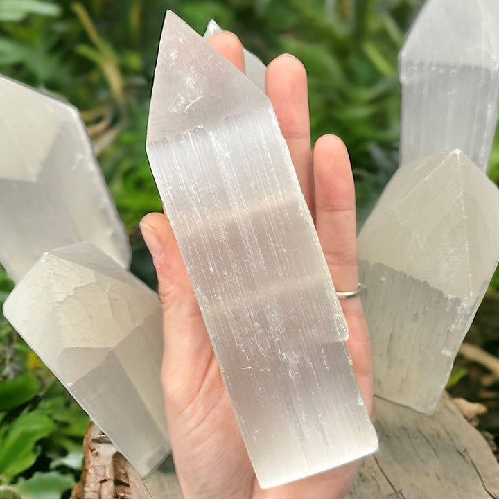Selenite Obelisk - Funky Stuff