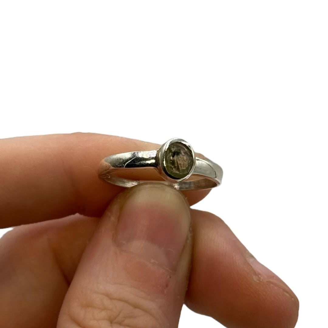 Moldavite Ring Size 7.5 - Funky Stuff