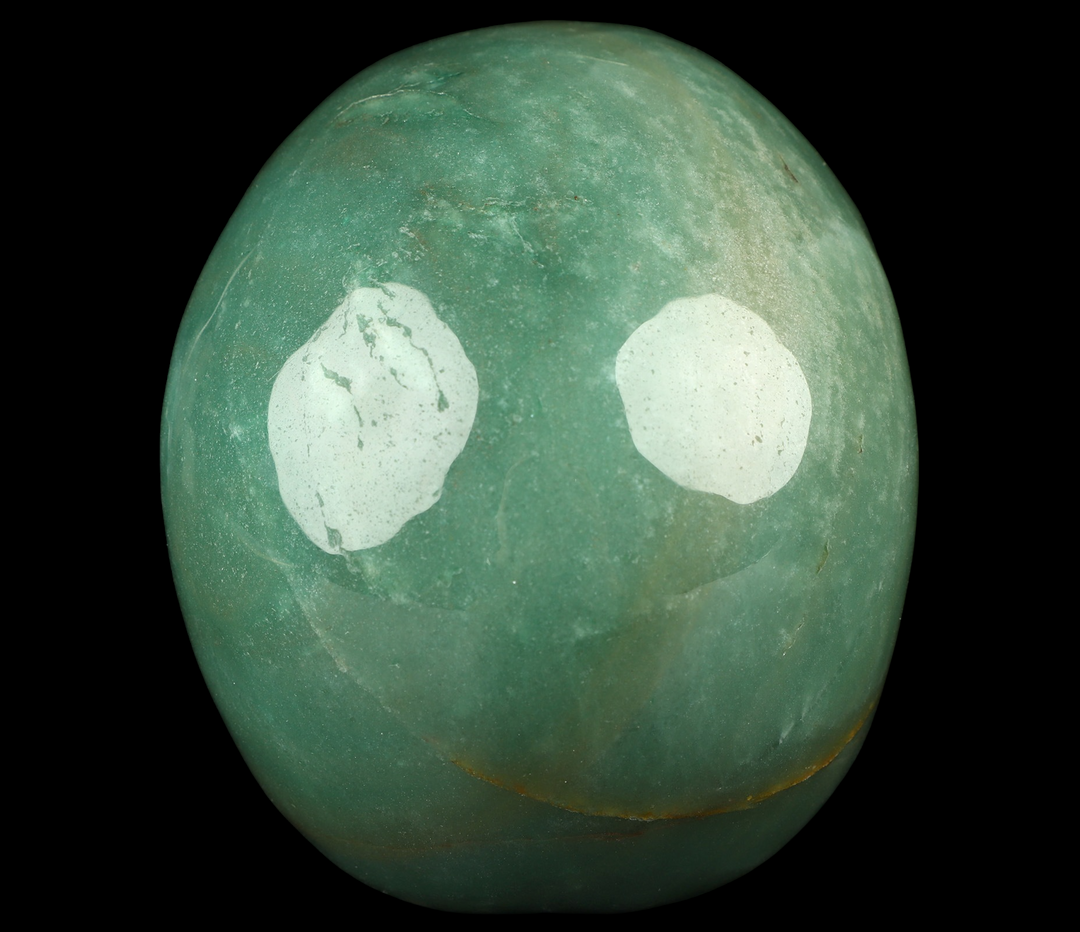 Green Aventurine Skull - Funky Stuff