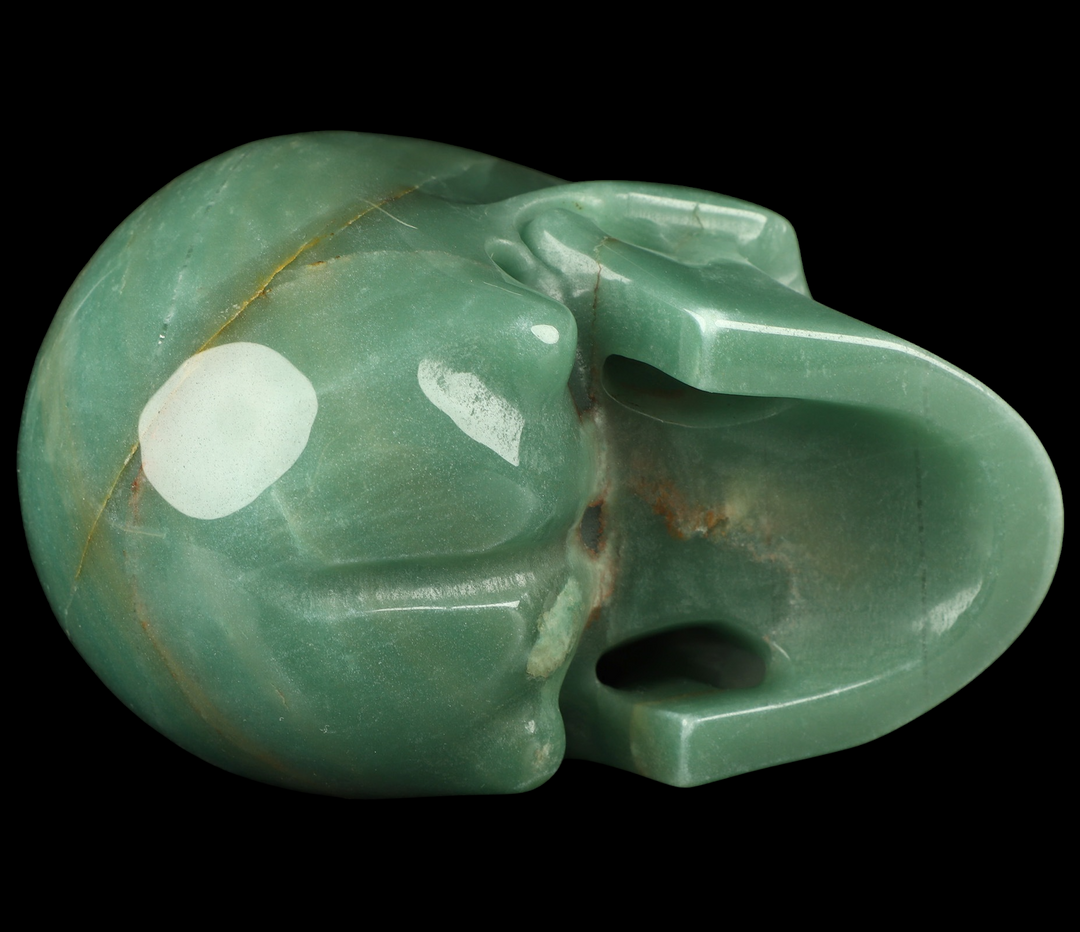 Green Aventurine Skull - Funky Stuff