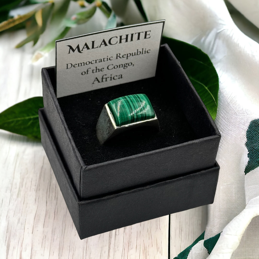 Malachite Ring Size 11 - Funky Stuff
