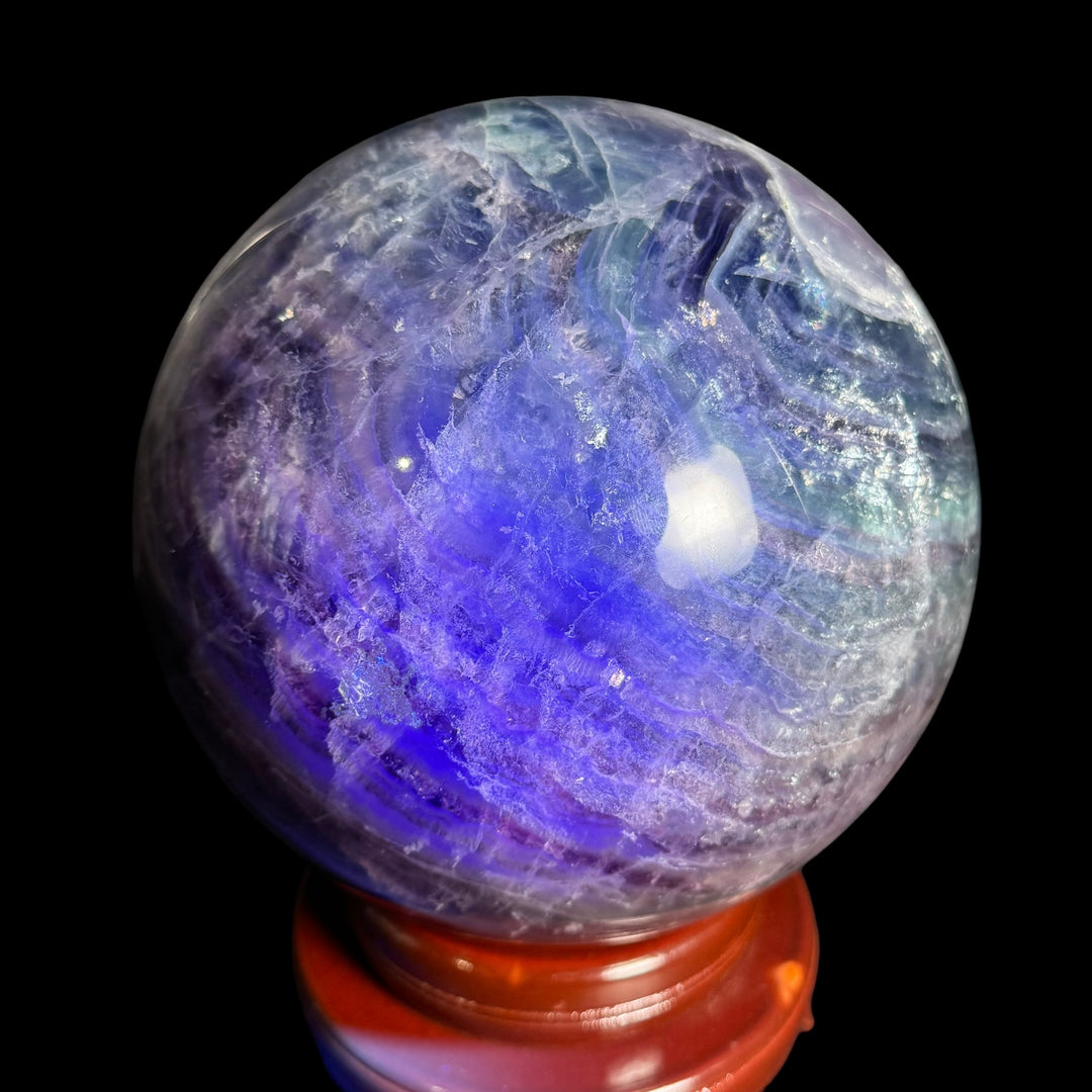 Rainbow Fluorite Sphere - Funky Stuff