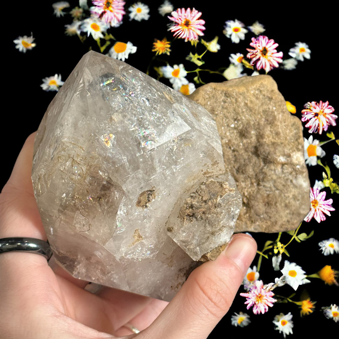 Herkimer Diamond on Matrix - Funky Stuff