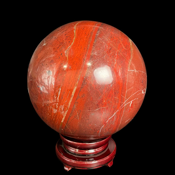 Red Jasper Sphere - Funky Stuff