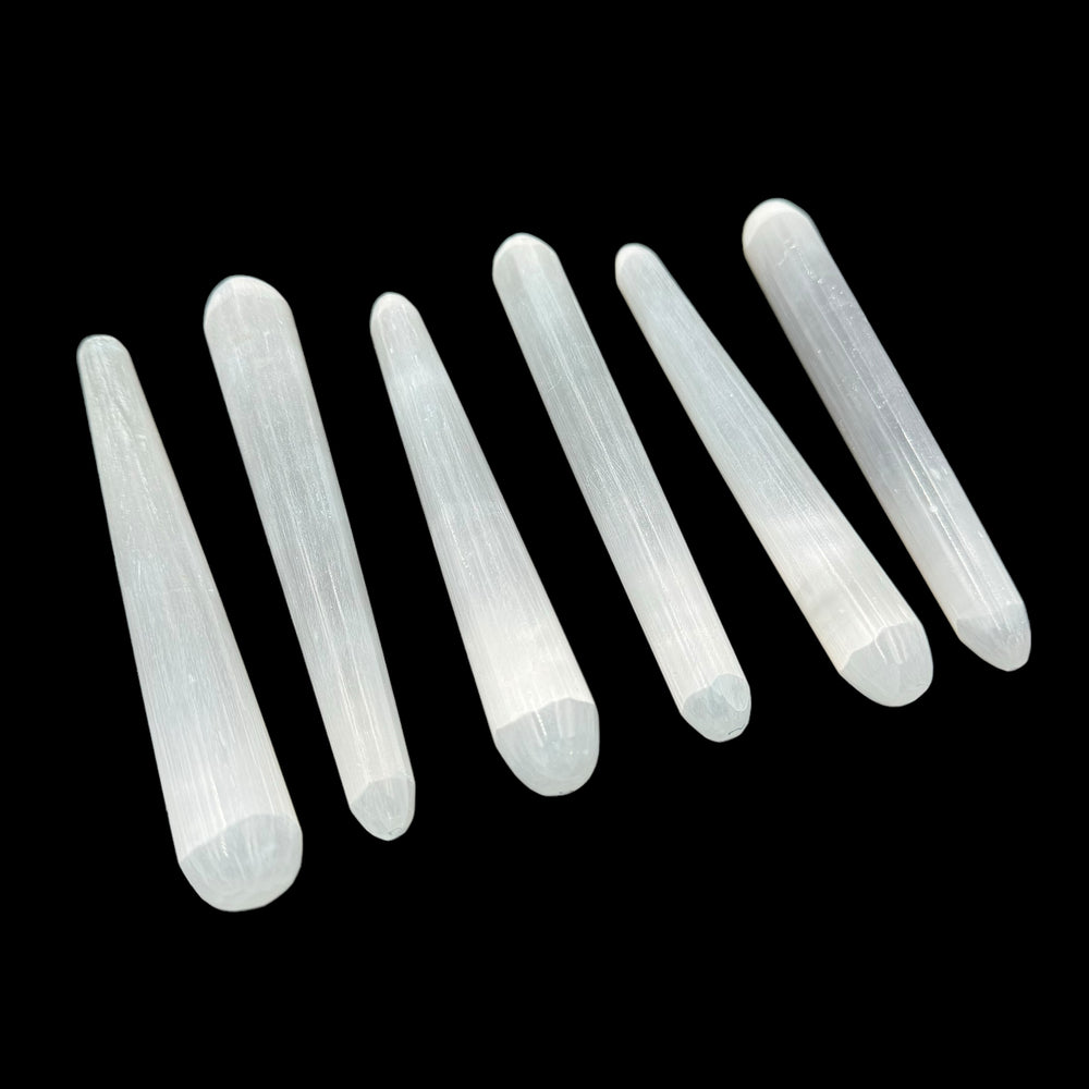 Selenite Wand (Round Tapered) - Funky Stuff