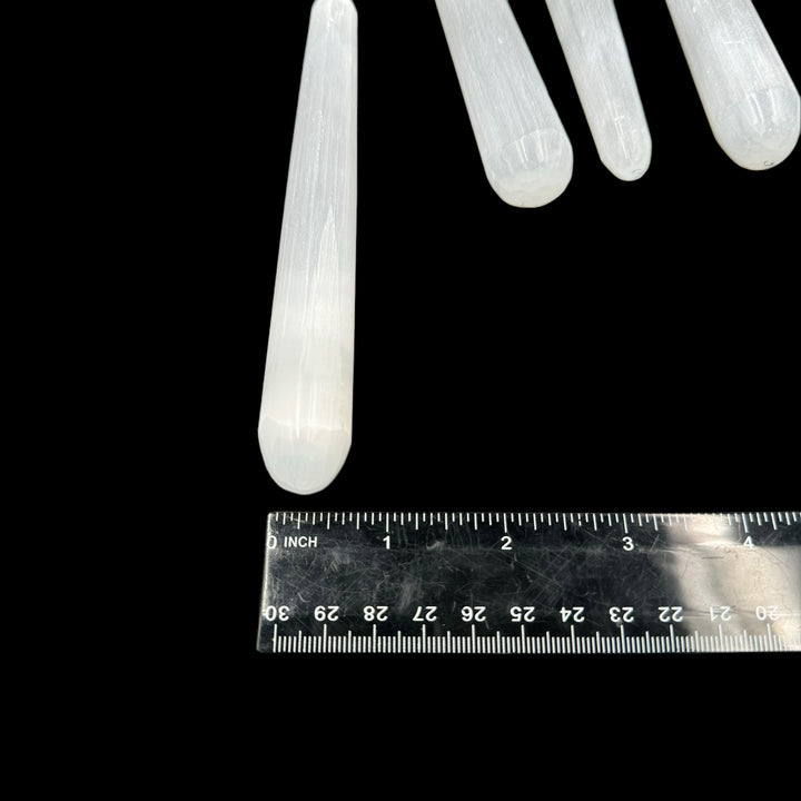 Selenite Wand (Round Tapered) - Funky Stuff