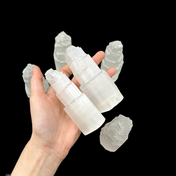 Selenite Tower (4") - Funky Stuff