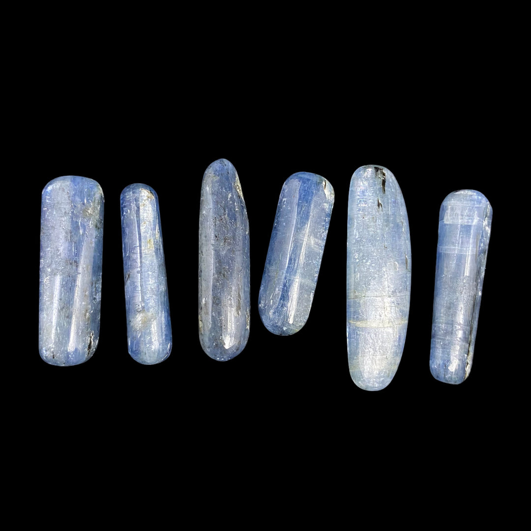Flashy Polished Kyanite Pocket Stone (1"-1.5") - Funky Stuff