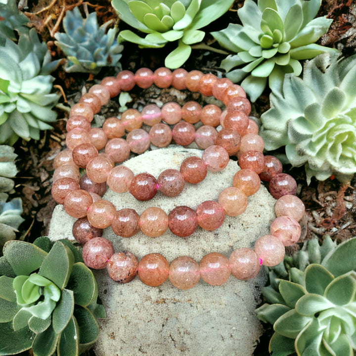Strawberry Quartz Bracelet - Funky Stuff