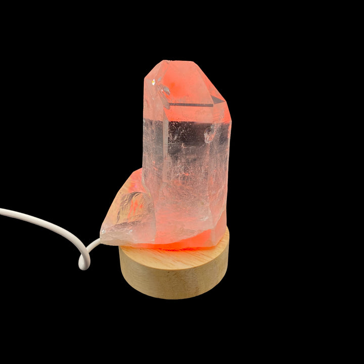 LED Rainbow Wood Base (2.35 in) - Funky Stuff
