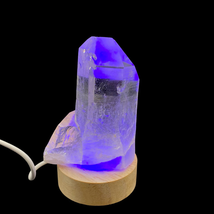 LED Rainbow Wood Base (2.35 in) - Funky Stuff