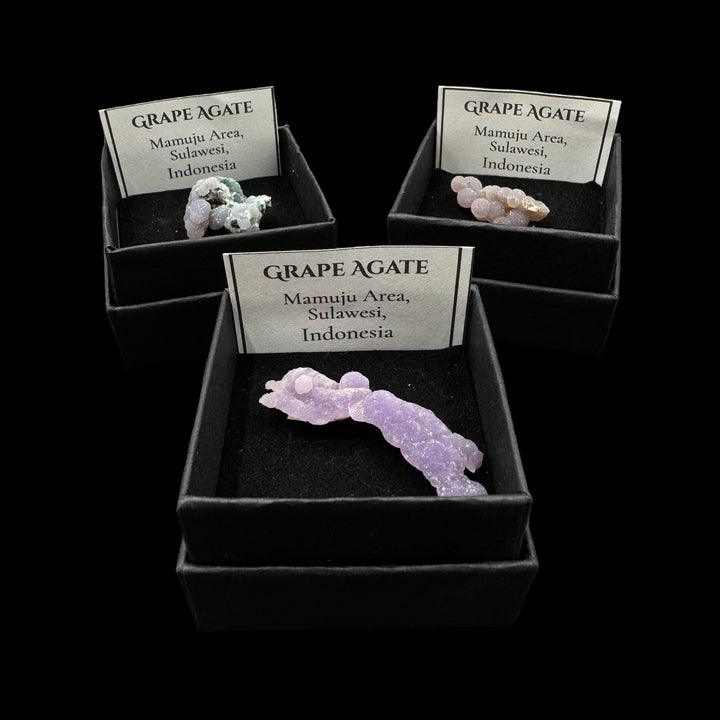 Grape Agate Boxed Specimen - Funky Stuff