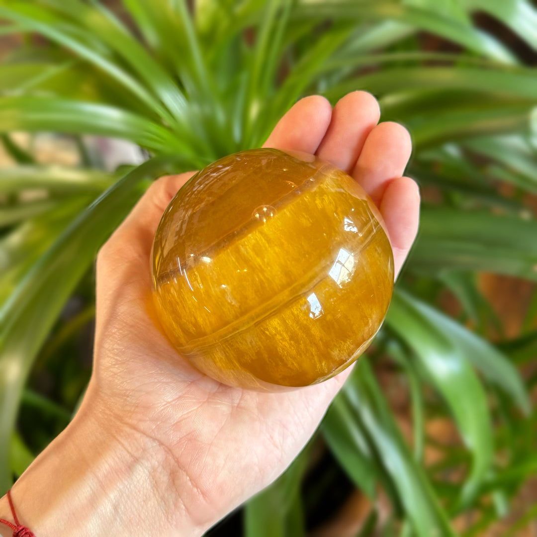 Yellow Fluorite Sphere - Funky Stuff