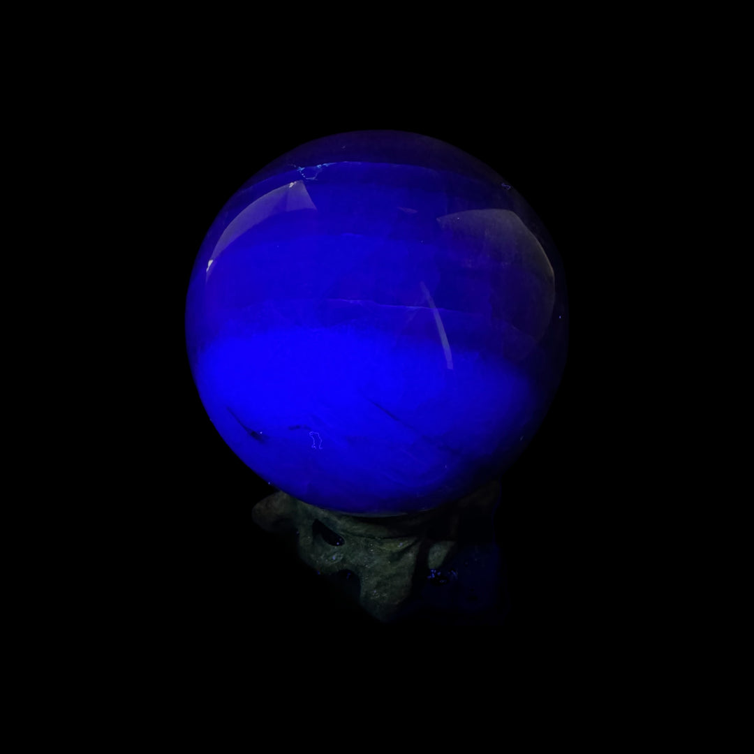 Purple Fluorite Sphere - Funky Stuff