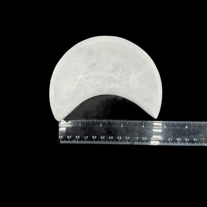 Selenite Moon Bowl 4" - Funky Stuff
