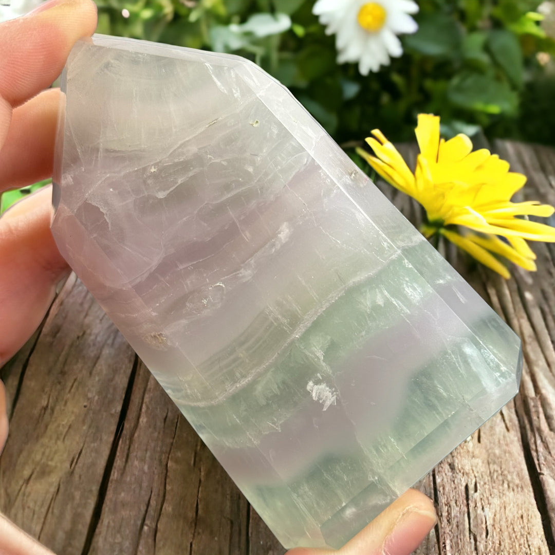 Lavender Fluorite Tower - Funky Stuff