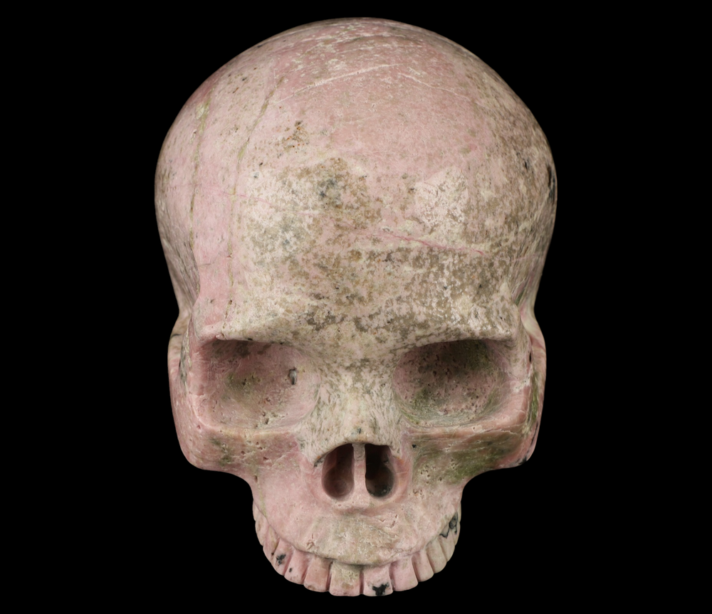 Rhodonite Skull - Funky Stuff