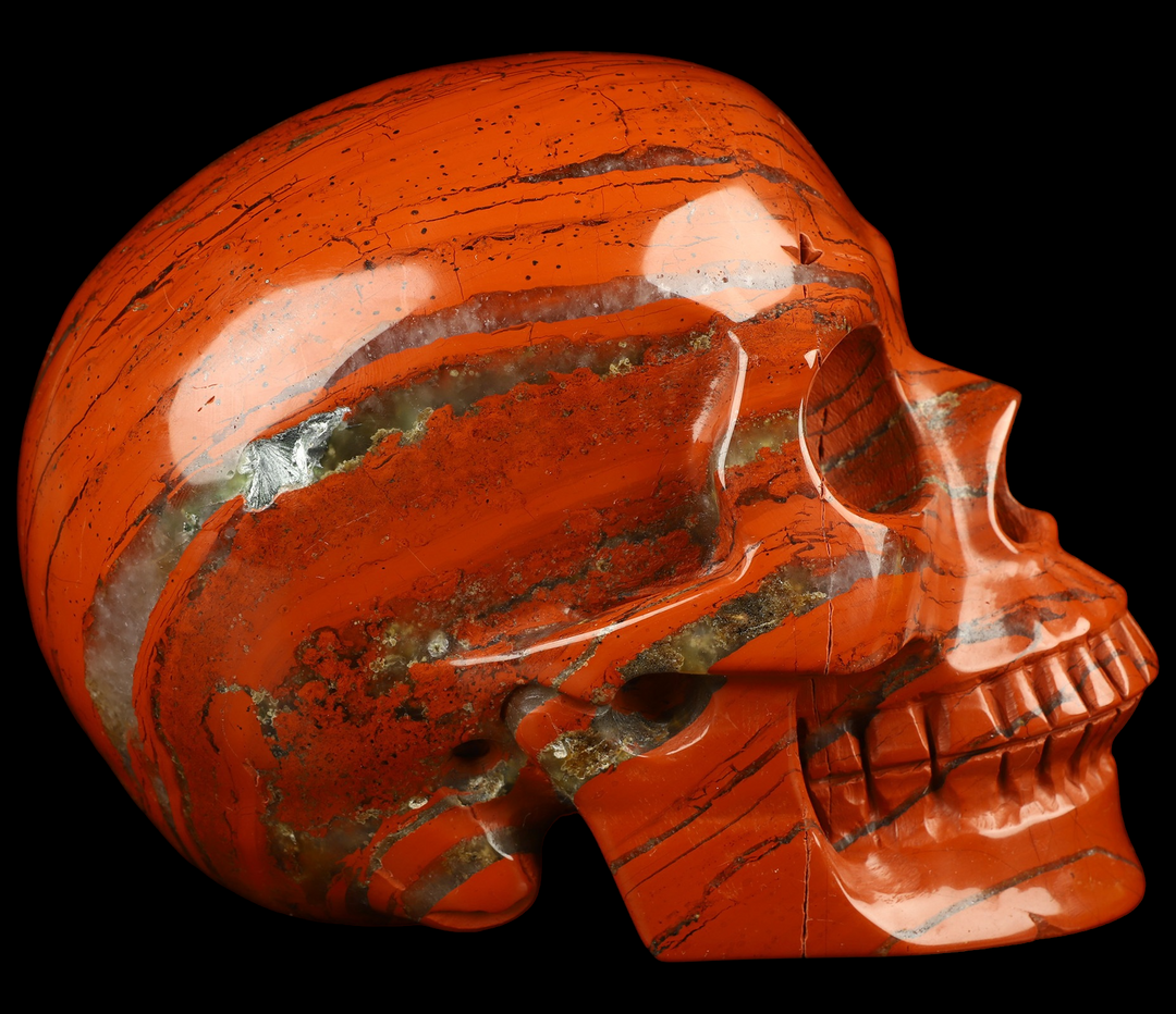 Red Jasper Skull - Funky Stuff