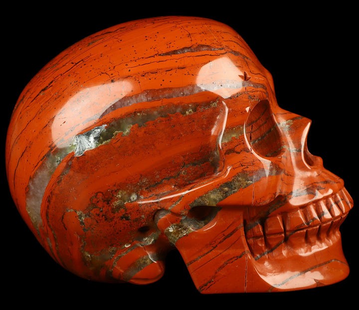 Red Jasper Skull - Funky Stuff