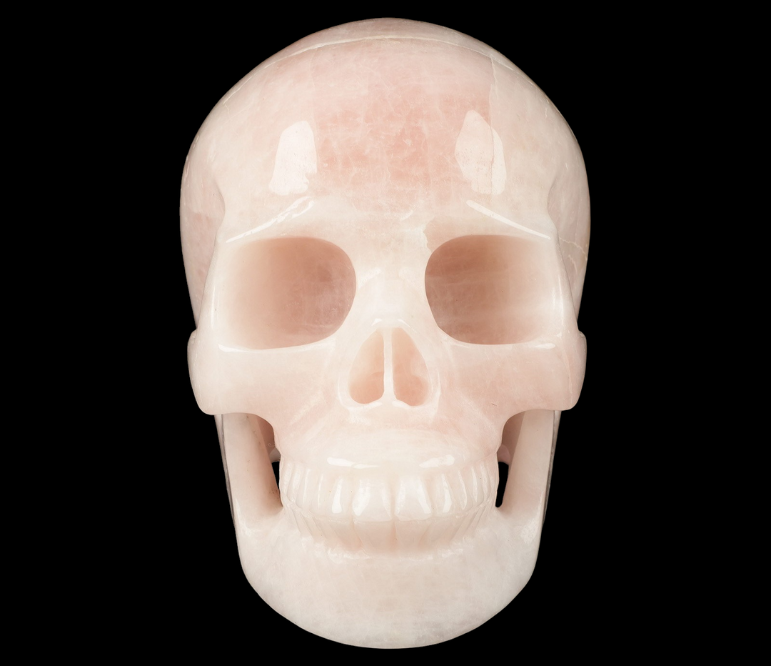 Rose Quartz Skull - Funky Stuff
