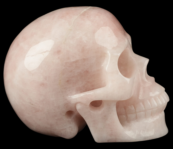 Rose Quartz Skull - Funky Stuff