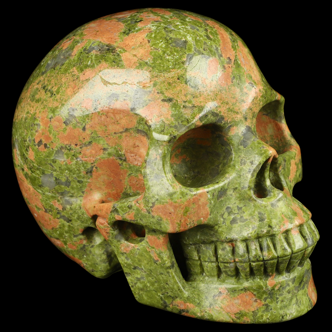 Unakite Skull - Funky Stuff