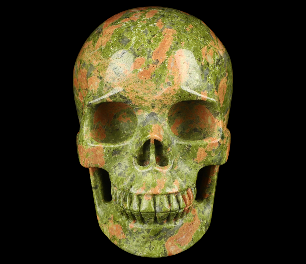 Unakite Skull - Funky Stuff