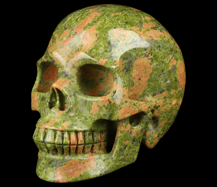 Unakite Skull - Funky Stuff
